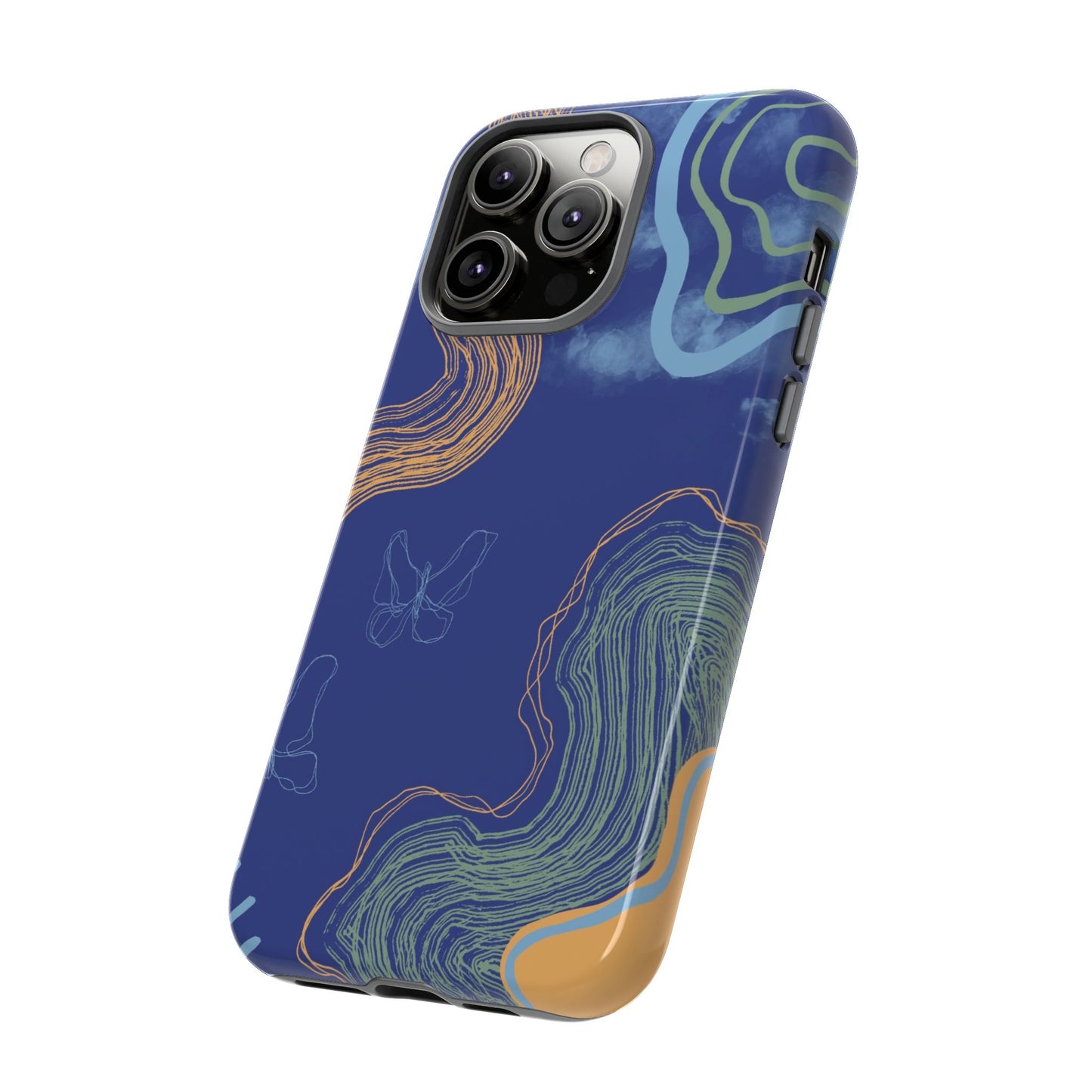 Artistic Phone Case, Abstract Phone Cover, Gift for Her, Modern Design, Boho Phone Case, Unique Phone Accessories