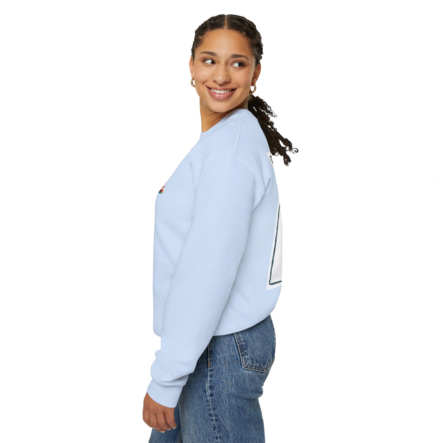 Funky Fish Crewneck Sweatshirt - Zen Frog Cozy & Calm Vibes for All, Perfect Gift for Nature Lovers, Relaxation, and Casual Wear
