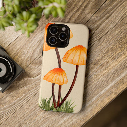 Mushroom Phone Case, Tough Cases for Nature Lovers, Unique Phone Covers, Gifts for Eco Enthusiasts, Fun Protective Cases
