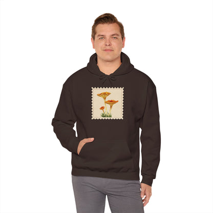 Botanical Print Hoodie, Cozy Sweatshirt, Nature Lover Gift, Comfortable Casual Wear, Fall Fashion, Unisex Hoodie, Comfy Mushroom Hoodie, Nature Vibes, Perfect for Fall