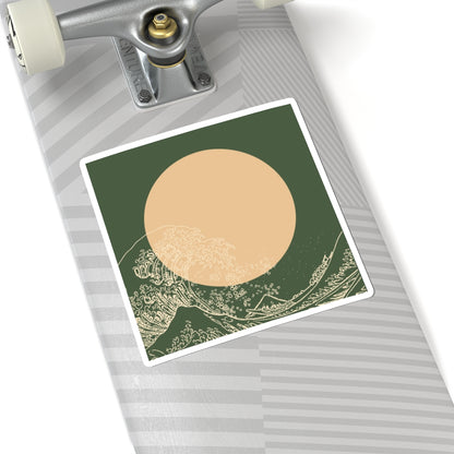 Nature-Inspired Kiss-Cut Stickers - Earthy Design, Laptop Decor, Eco-Friendly Gift, Journaling Accessories, Aesthetic Wall Art