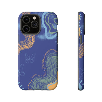 Artistic Phone Case, Abstract Phone Cover, Gift for Her, Modern Design, Boho Phone Case, Unique Phone Accessories
