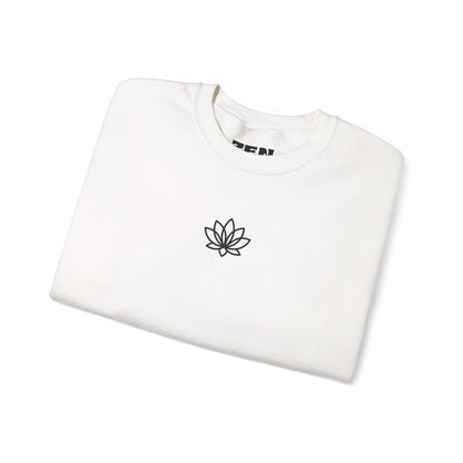 Lotus Blossom Unisex Sweatshirt - Cozy Floral Crewneck, Casual Wear, Gift for Her, Yoga Apparel, Relaxed Style, Perfect for Fall, Autumn Crewneck, Gift for Her, Gift for Him