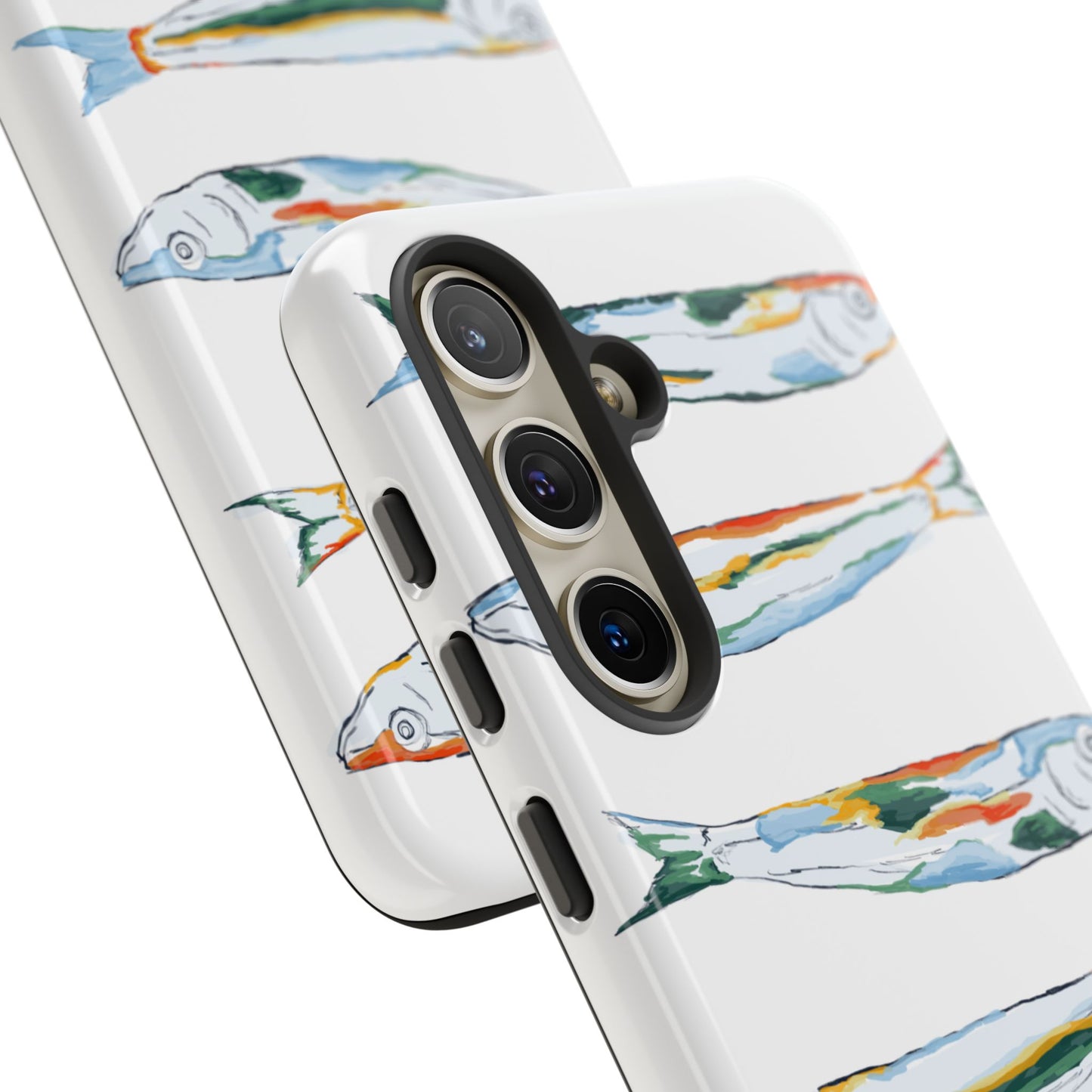 Tough Cases – Artistic Fish Design Phone Case, Unique Gift for Aquatic Lovers, Perfect for Birthdays, Holidays, and Everyday Use, Quirky Cases, Fun Phone Cases