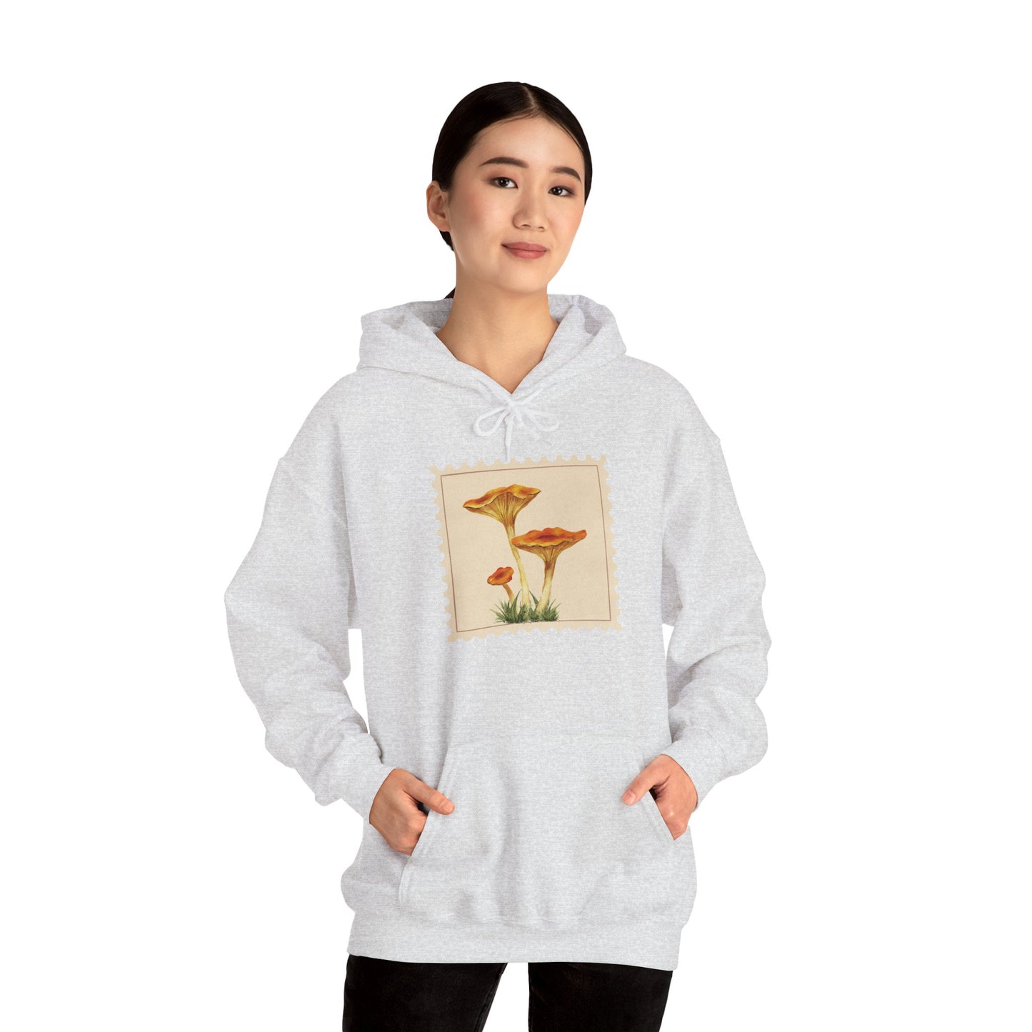 Botanical Print Hoodie, Cozy Sweatshirt, Nature Lover Gift, Comfortable Casual Wear, Fall Fashion, Unisex Hoodie, Comfy Mushroom Hoodie, Nature Vibes, Perfect for Fall