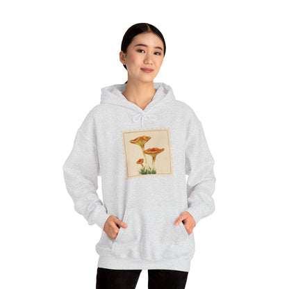 Botanical Print Hoodie, Cozy Sweatshirt, Nature Lover Gift, Comfortable Casual Wear, Fall Fashion, Unisex Hoodie, Comfy Mushroom Hoodie, Nature Vibes, Perfect for Fall