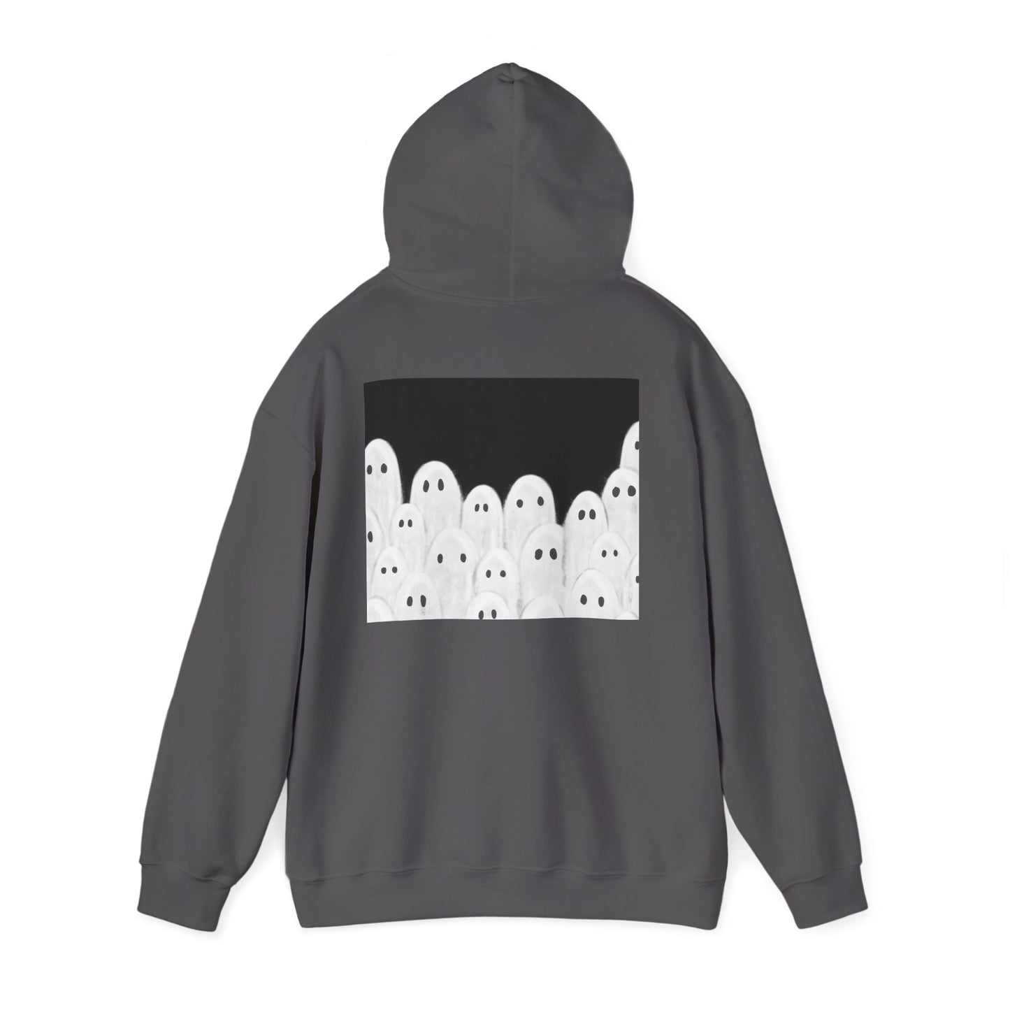 Painted Ghosts Pullover | Halloween Ghost Hoodie, Unisex Boo Sweatshirt, Spooky Gift for Fall, Cozy Halloween Apparel, Ghost Lover Hoodie, Perfect for Spooky Season