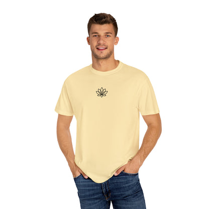 Lotus Bloom Unisex T-shirt, Soft Cotton Tee, Spiritual Gift, Meditation Wear, Casual Daily Outfit, Nature Lover Apparel