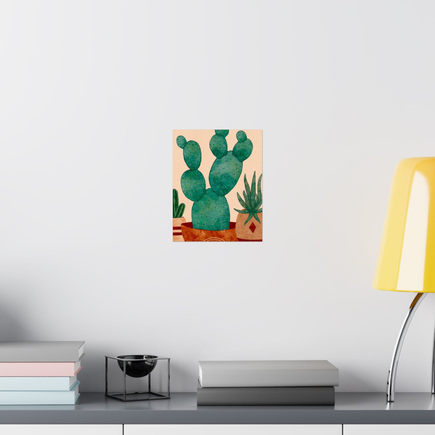 Cactus Art Print, Matte Vertical Posters, Botanical Decor, Green Home Art, Nature Wall Art, Gifts for Plant Lovers