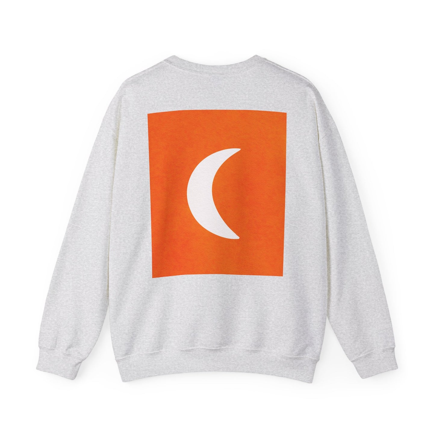 Zen Frog Crewneck Sweatshirt, Cozy Unisex Sweatshirt, Relaxed Fit Fashion, Perfect Gift for Friends, Everyday Style, Casual Wear, Simple Moon Design, Gift for Him, Gift for Her