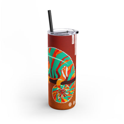 Colorful Animal Print Tumbler, 20oz, Eco-Friendly Travel Mug, Unique Gift for Wildlife Lovers, Party or Everyday Use, Stylish Drinkware