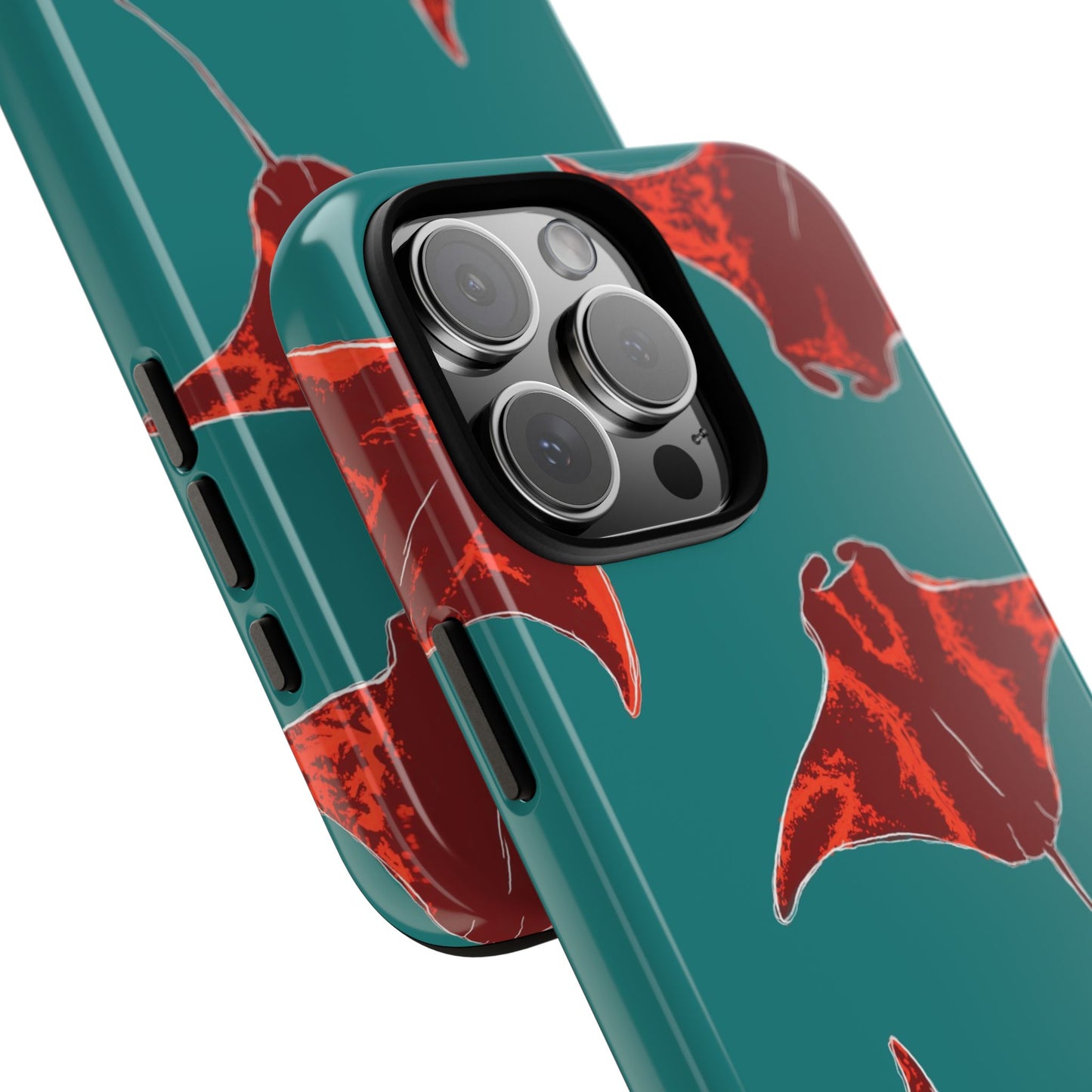 Manta Ray Phone Case, Tropical Phone Cover, Ocean Vibe Accessories, Summer Gift Idea, Marine Animal Merchandise
