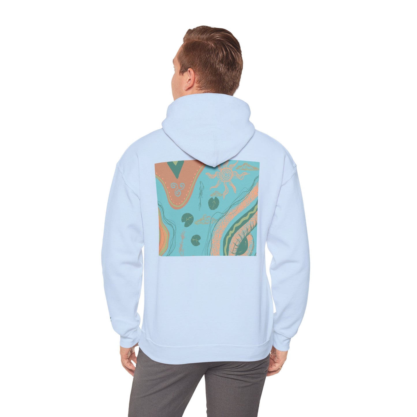 Chic Abstract Art Hoodie for Comfort & Style, Unisex Pullover, Cozy Sweatshirt, Trendy Gift for Art Lovers, Casual Outfit Must-Have