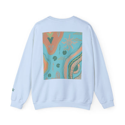Bohemian Crewneck Sweatshirt, Cozy Sweatshirt for Art Lovers, Unique Graphic Apparel, Perfect Gift for Everyday Wear, Trendy Fashion Hoodie
