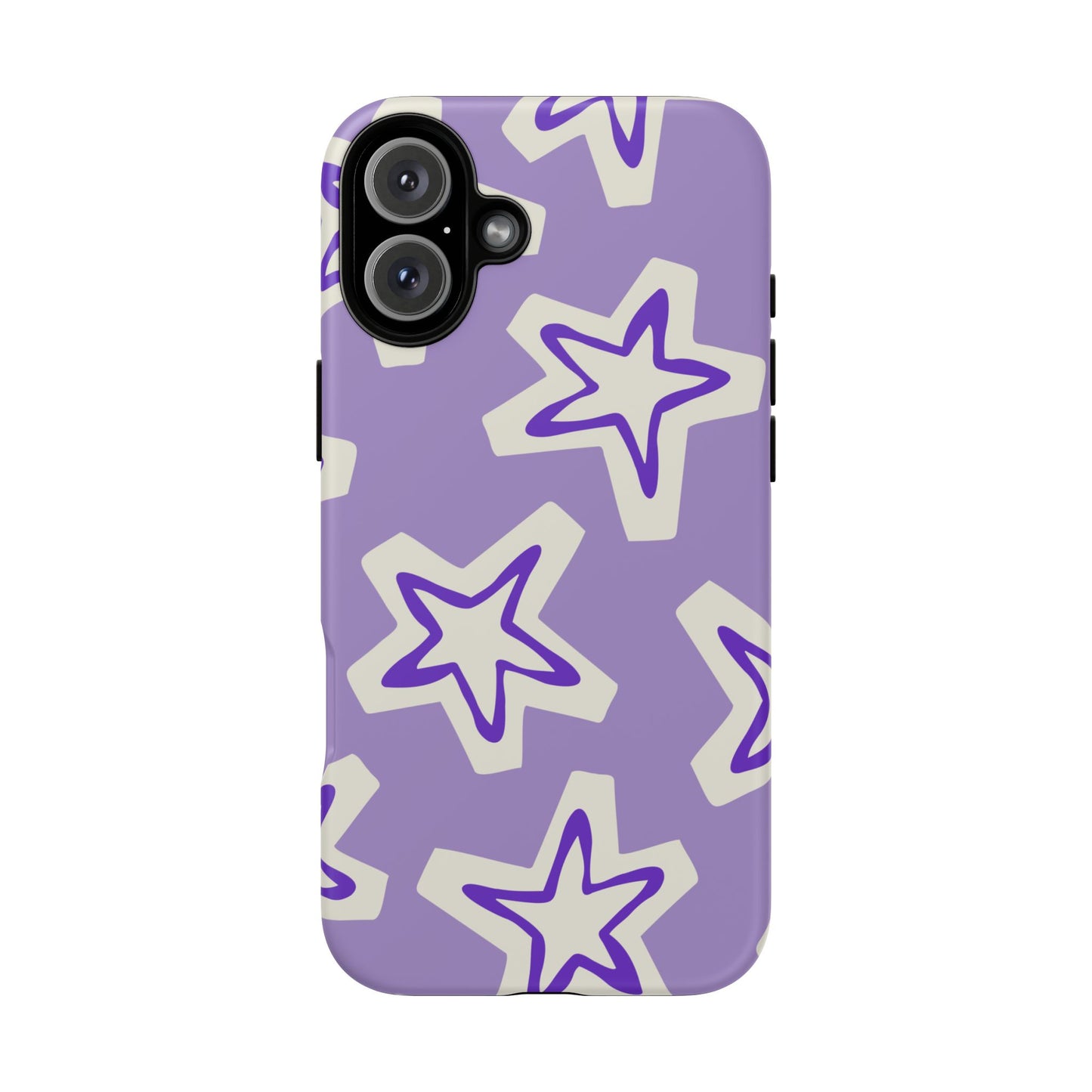 Starry Pattern Phone Case, Cute Star Design, Tough Phone Cover, Gifts for Her, Stylish Phone Accessory