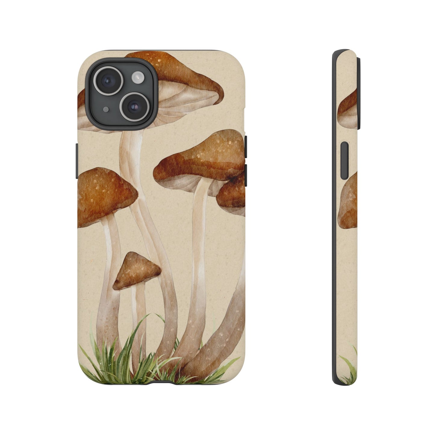 Mushroom Phone Case - Nature Lover, Eco-Friendly Gift, Cute Cell Phone Cover, Aesthetic Tech Accessory, Unique Fall Decor, Artsy Phone Cases, Cute, Gift for Her, Nature-inspired Designs, Durable Cases