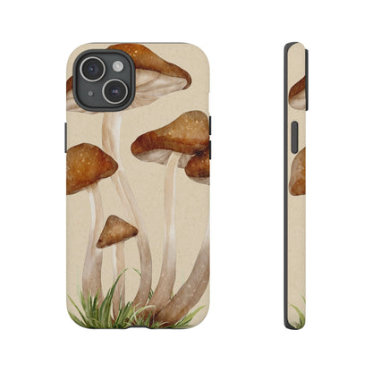 Mushroom Phone Case - Nature Lover, Eco-Friendly Gift, Cute Cell Phone Cover, Aesthetic Tech Accessory, Unique Fall Decor, Artsy Phone Cases, Cute, Gift for Her, Nature-inspired Designs, Durable Cases