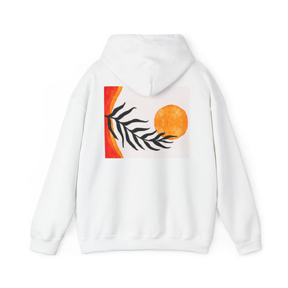 Lotus and Sunset Unisex Hoodie - Cozy Gift for Mindfulness, Meditation, or Nature Lovers, Perfect for Fall and Winter