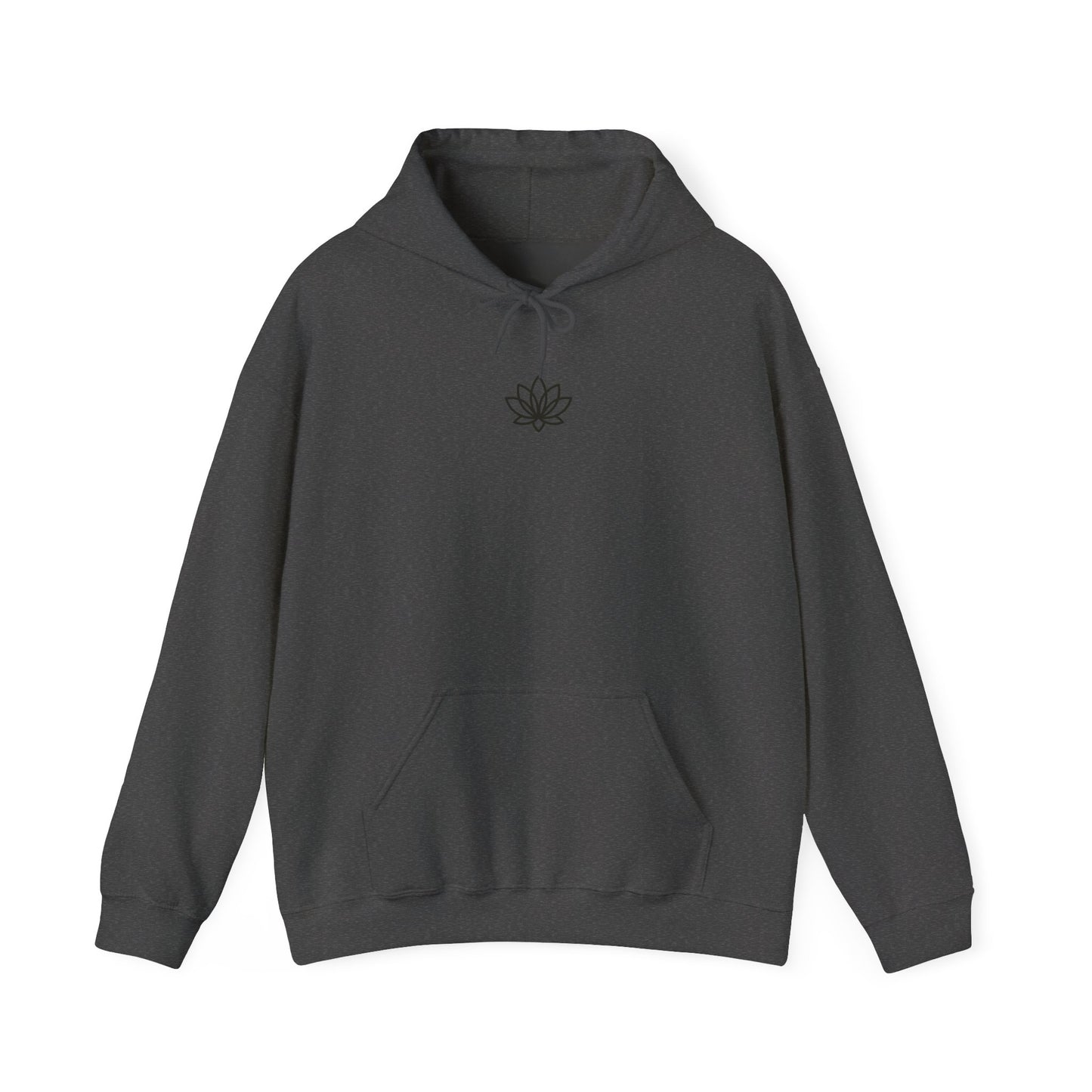Lotus Design Hooded Sweatshirt, Unisex Hoodie, Cozy Fashion, Yoga Gift, Spiritual Apparel, Meditation Wear, Gift for Him, Gift for Her, Fall Crewneck, Autumn Vibes