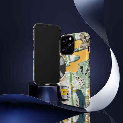 Artistic Phone Case, Unique Cell Phone Cover, Trendy Gifts for Music Lovers, Eco-Friendly Phone Accessory, Stylish Tech Gifts, Cool Cases, Unique Phone Cases