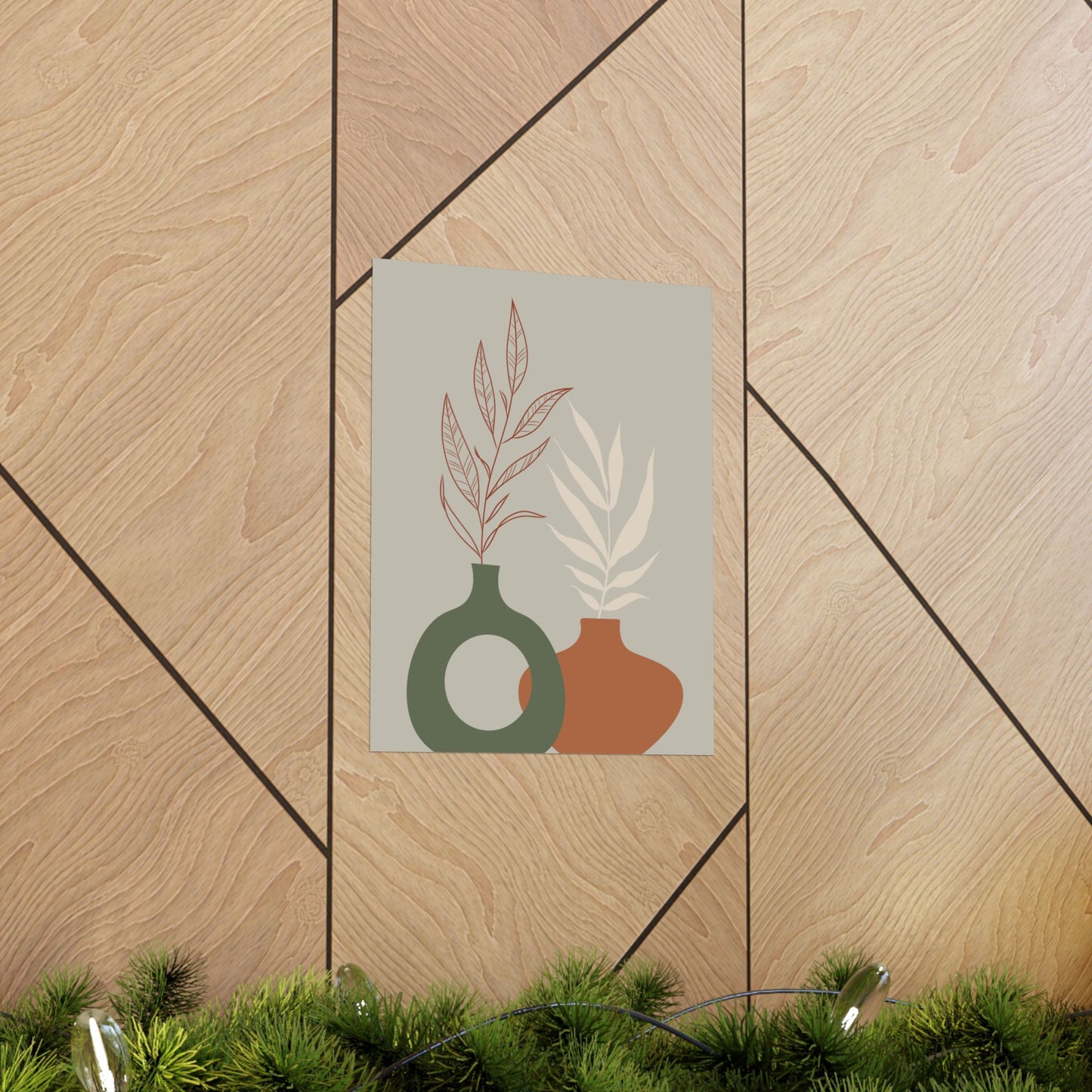 Decorative Wall Art Prints, Modern Home Decor, Botanical Prints, Minimalist Poster Art, Gift for Plant Lovers