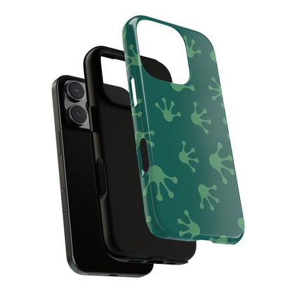 Frog Print Phone Case, Nature Lover Gift, Eco-Friendly Cover, Fun Green Design, Unique Frog Accessories