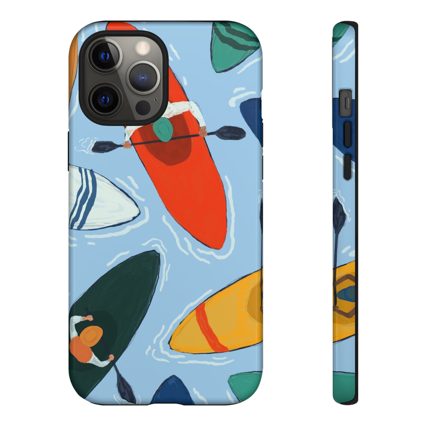 Kayak Phone Case - Tough Cases for Outdoor Enthusiasts, Birthday Gifts, Adventure Gear, Kayaking Accessories, Nature Lover Decor, Artsy Phone Cases