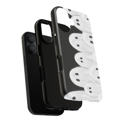 Painted Ghosts Phone Case | Ghostly Tough Phone Case for Spooky Style, Halloween Gift, Phone Cover, Ghost Theme, Unique Accessory, Spooky Season, Viral Painted Ghosts Inspired Design