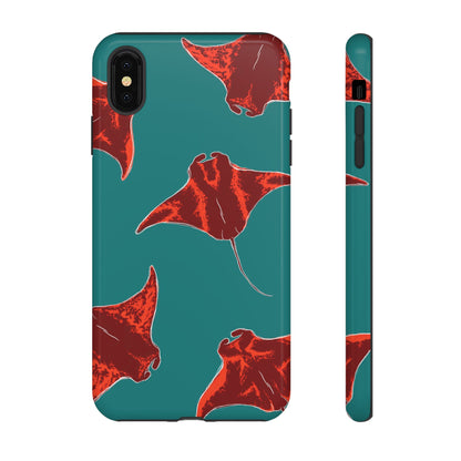 Manta Ray Phone Case, Tropical Phone Cover, Ocean Vibe Accessories, Summer Gift Idea, Marine Animal Merchandise