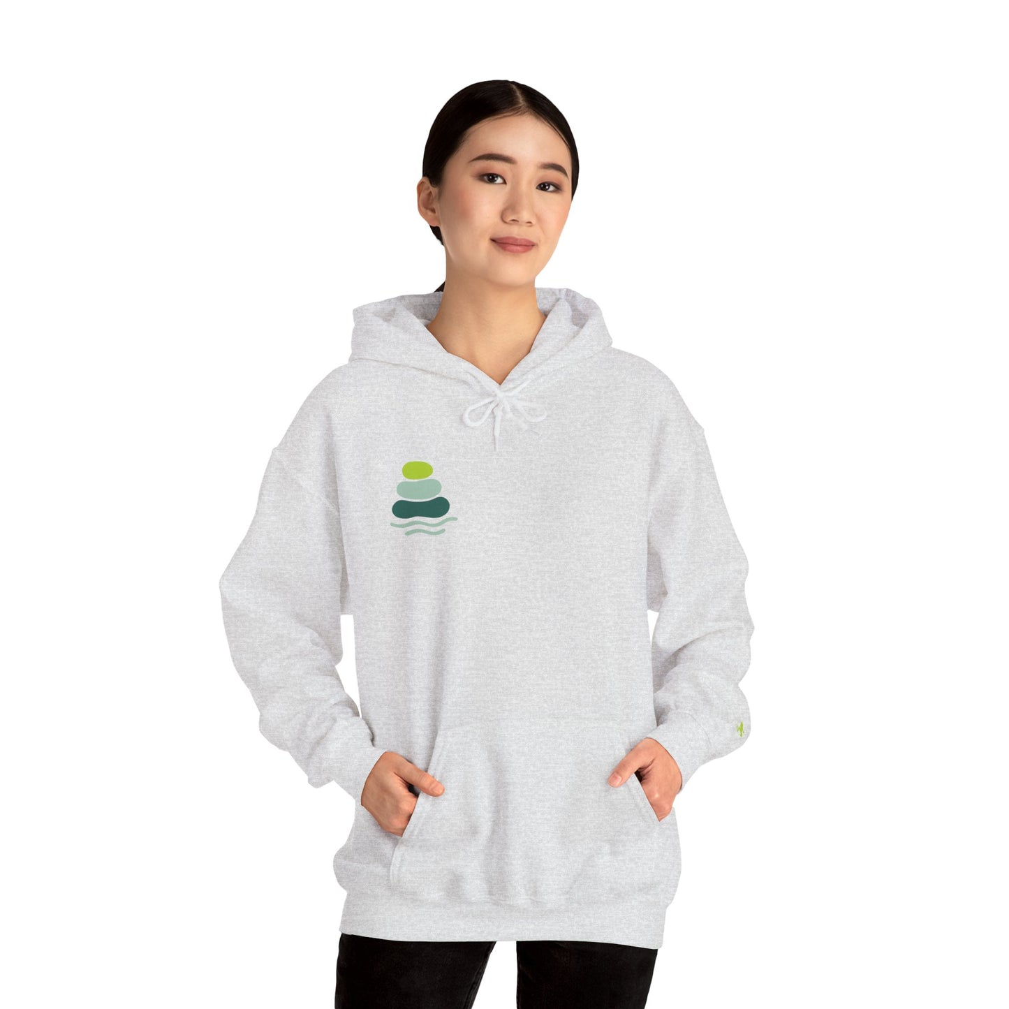 Nature-Inspired Unisex Hooded Sweatshirt, Comfortable Pullover, Casual Clothing, Eco-Friendly Gift, Chill Vibe Hoodie, Relaxing Outfit