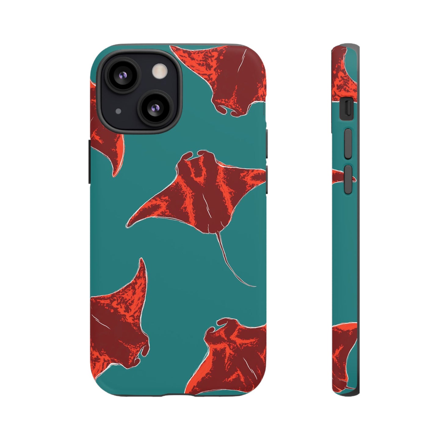 Manta Ray Phone Case, Tropical Phone Cover, Ocean Vibe Accessories, Summer Gift Idea, Marine Animal Merchandise