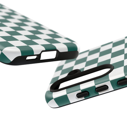 Stylish Checkered Phone Case, Protective Cover, Unique Gift, Trendy Accessory, Customizable Design, Ideal for All Ages
