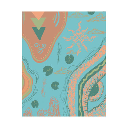 Bohemian Matte Vertical Posters, Wall Art Decor, Home Decoration, Gift for Art Lovers, Aesthetic Room Decor, Unique Wall Art