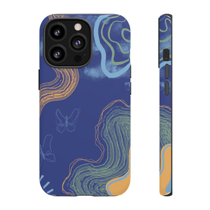 Artistic Phone Case, Abstract Phone Cover, Gift for Her, Modern Design, Boho Phone Case, Unique Phone Accessories