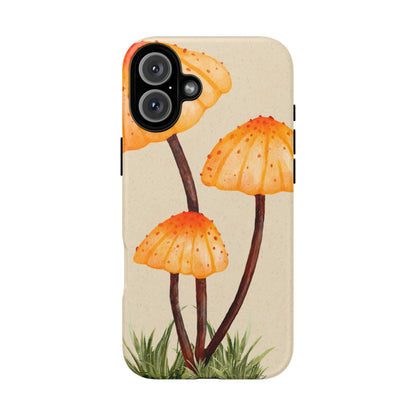 Mushroom Phone Case, Tough Cases for Nature Lovers, Unique Phone Covers, Gifts for Eco Enthusiasts, Fun Protective Cases