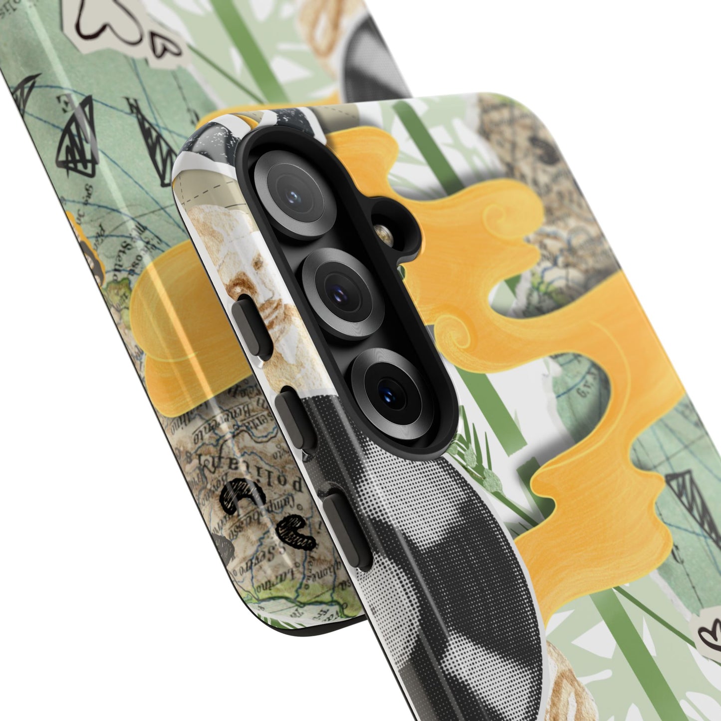 Artistic Phone Case, Unique Cell Phone Cover, Trendy Gifts for Music Lovers, Eco-Friendly Phone Accessory, Stylish Tech Gifts, Cool Cases, Unique Phone Cases