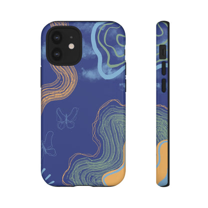 Artistic Phone Case, Abstract Phone Cover, Gift for Her, Modern Design, Boho Phone Case, Unique Phone Accessories