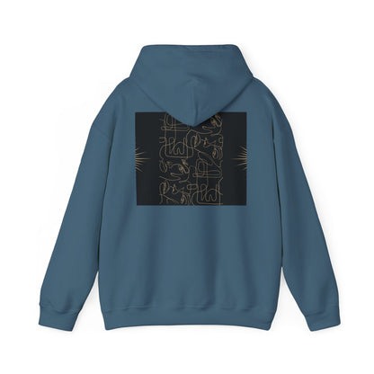 Lotus Design Hooded Sweatshirt, Unisex Hoodie, Cozy Fashion, Yoga Gift, Spiritual Apparel, Meditation Wear, Gift for Him, Gift for Her, Fall Crewneck, Autumn Vibes