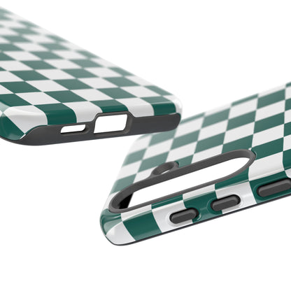 Stylish Checkered Phone Case, Protective Cover, Unique Gift, Trendy Accessory, Customizable Design, Ideal for All Ages