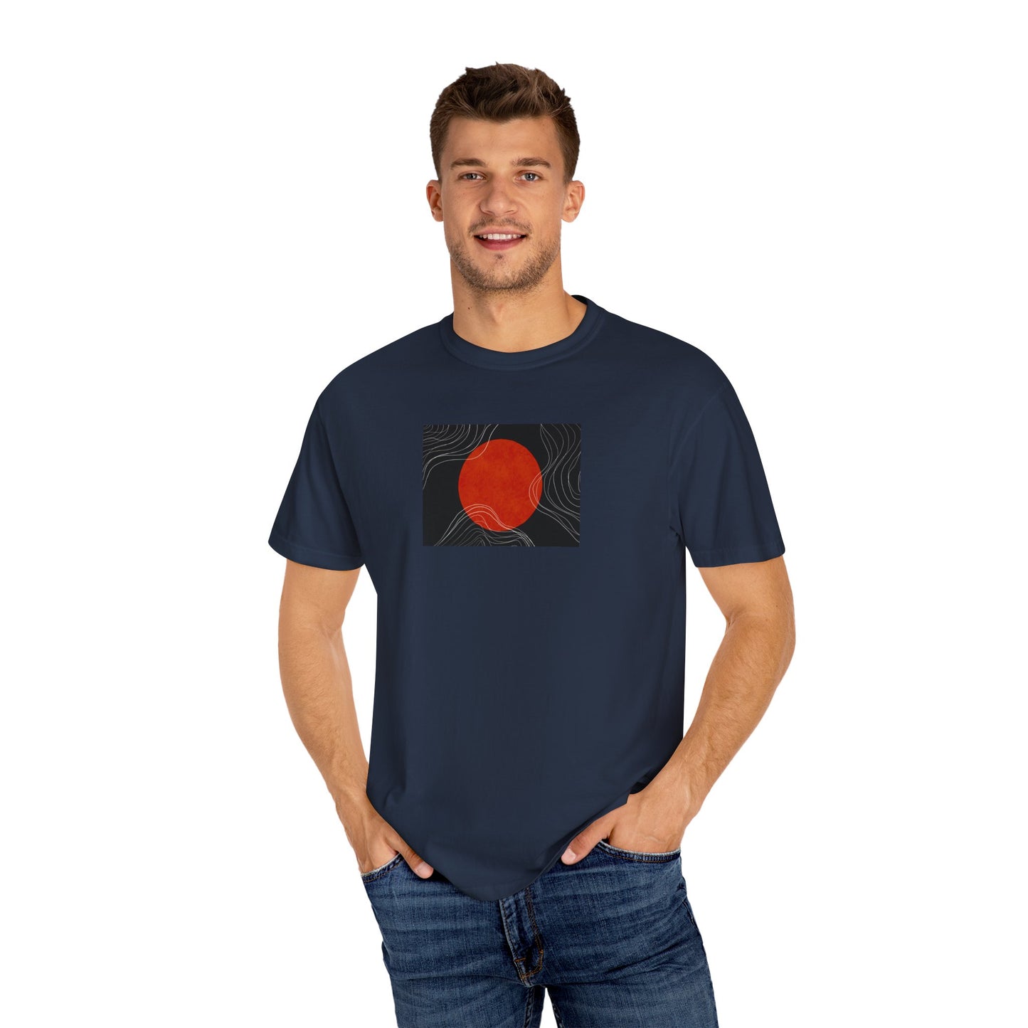Sunset Vibes Unisex T-Shirt, Casual Summer Tee, Bohemian Shirt, Gift for Art Lovers, Men's and Women's Fashion