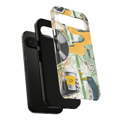 Artistic Phone Case, Unique Cell Phone Cover, Trendy Gifts for Music Lovers, Eco-Friendly Phone Accessory, Stylish Tech Gifts, Cool Cases, Unique Phone Cases