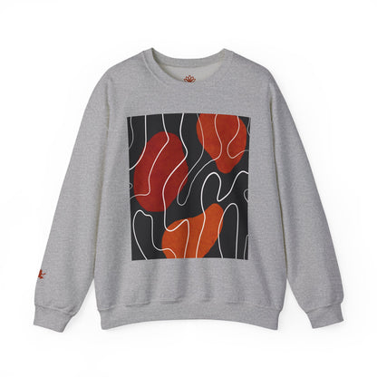 Abstract Modern Crewneck Sweatshirt, Cozy Casual Wear, Gift for Art Lovers, Stylish Layering, Perfect for Fall/Winter, Unique Graphic [...]