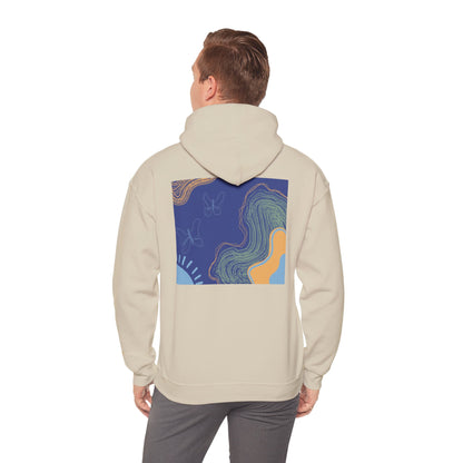 Unisex Heavy Blend™ Hooded Sweatshirt - Cozy Everyday Comfort, Perfect Gift for Nature Lovers and Art Enthusiasts