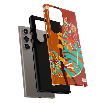 Chameleon Phone Case - Vibrant Artistic Design, Tough Cases for Animal Lovers, Unique Gift, Eco-Friendly Protection