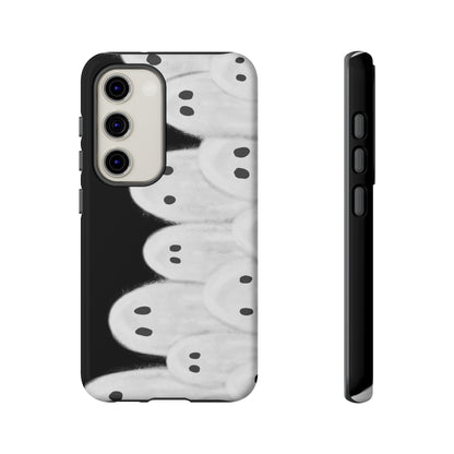 Painted Ghosts Phone Case | Ghostly Tough Phone Case for Spooky Style, Halloween Gift, Phone Cover, Ghost Theme, Unique Accessory, Spooky Season, Viral Painted Ghosts Inspired Design