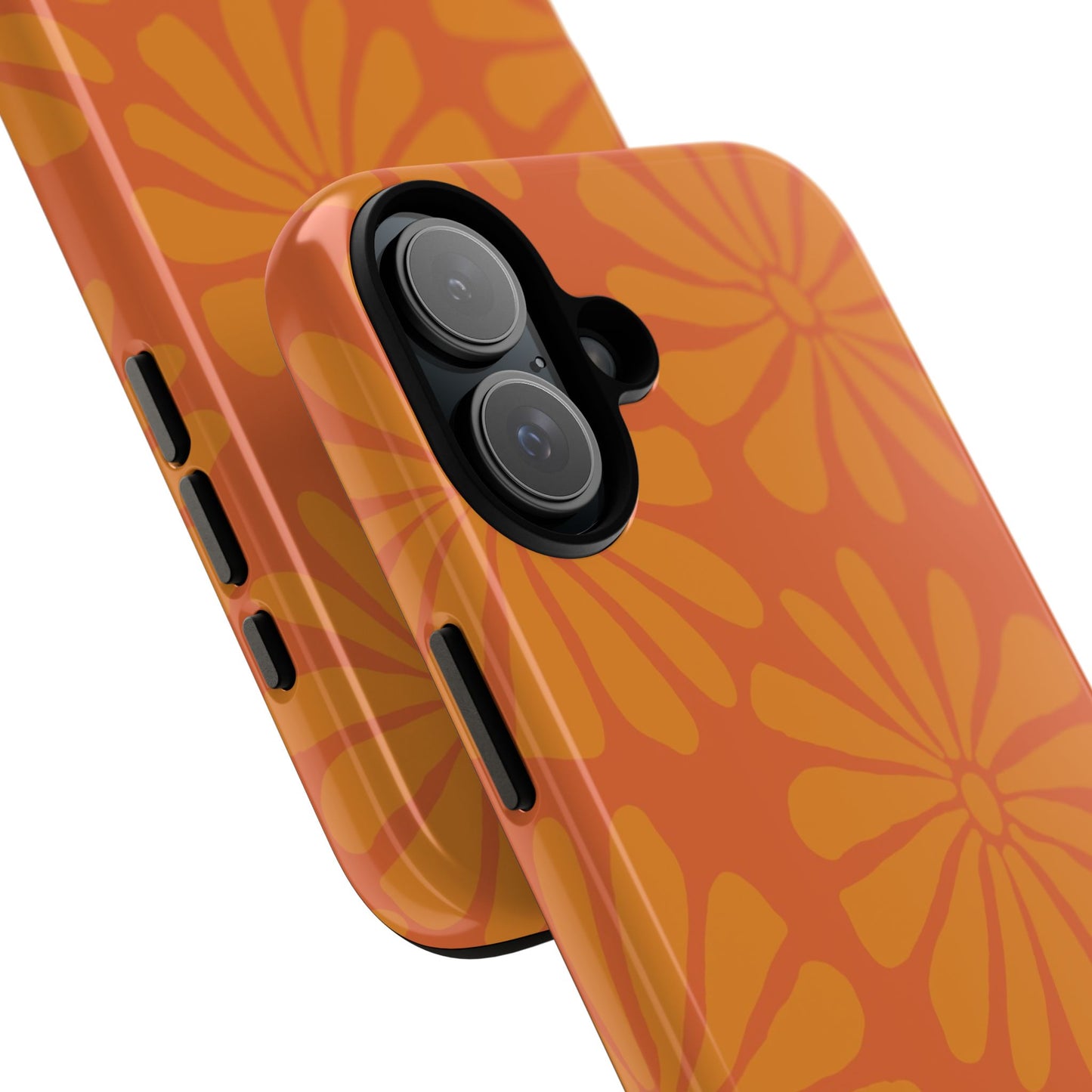 Stylish iPhone Case, Floral Phone Cover, Tough Phone Cases, Green Daisy Design, Unique Gift for Her, Spring Accessories