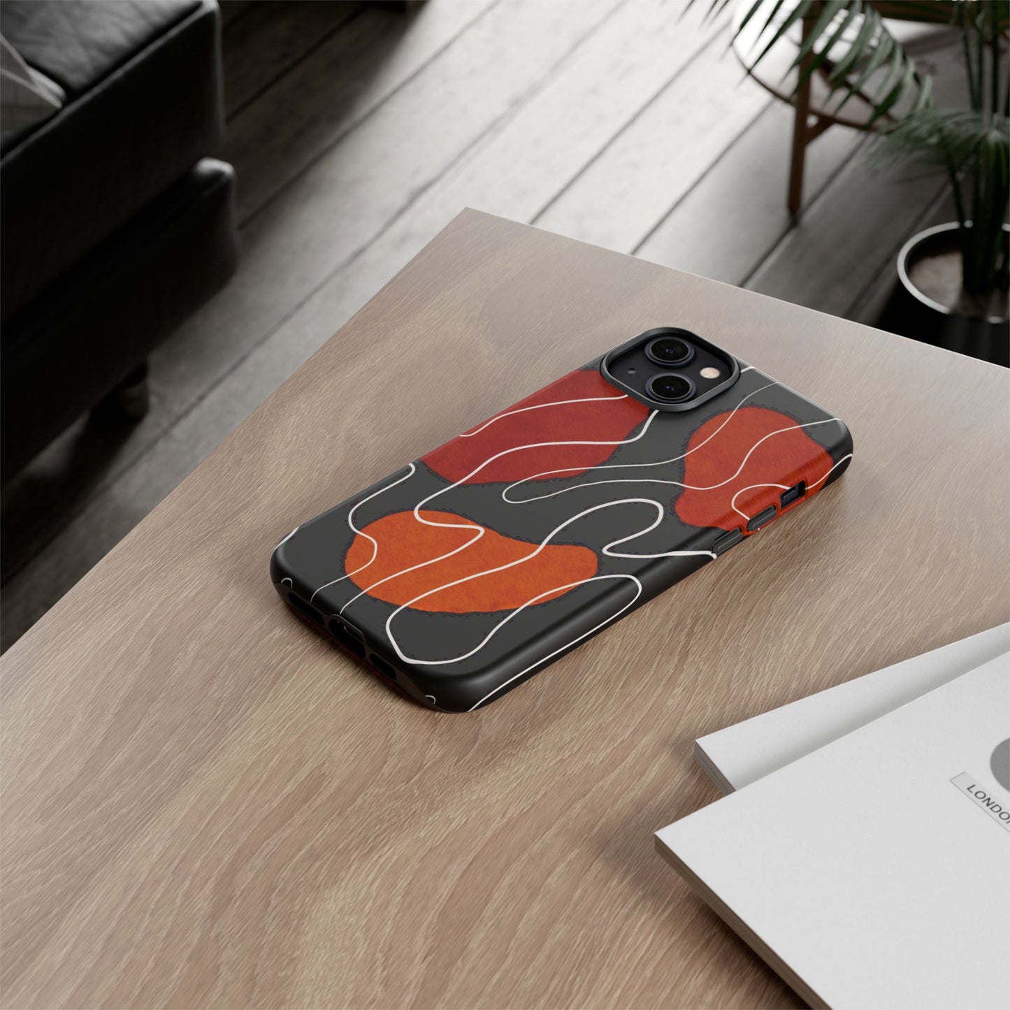 Stylish Phone Case with Abstract Design, Tough Cases for Modern Life, Trendy Phone Accessory, Unique Gift Idea, Holiday Present