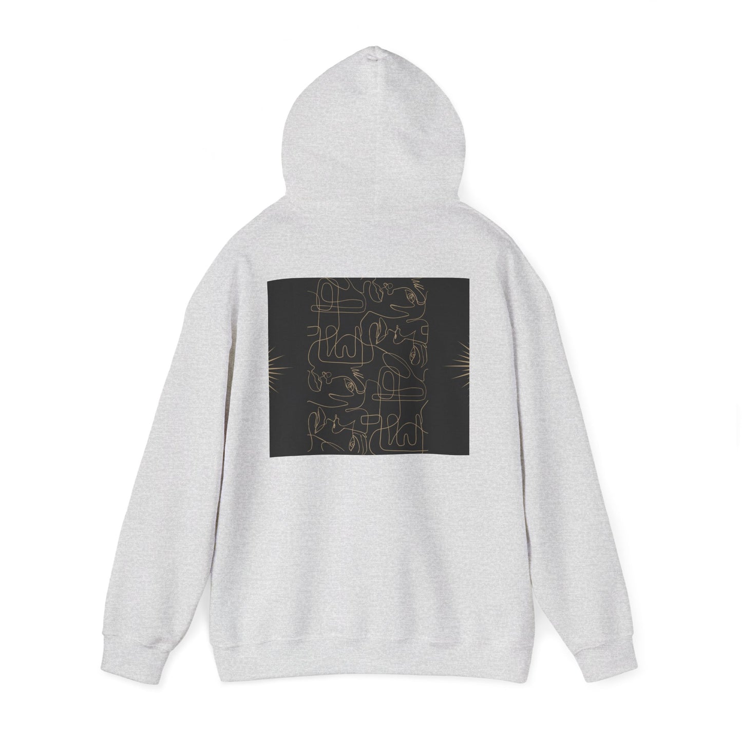 Lotus Design Hooded Sweatshirt, Unisex Hoodie, Cozy Fashion, Yoga Gift, Spiritual Apparel, Meditation Wear, Gift for Him, Gift for Her, Fall Crewneck, Autumn Vibes