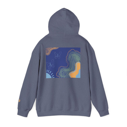 Unisex Heavy Blend™ Hooded Sweatshirt - Cozy Everyday Comfort, Perfect Gift for Nature Lovers and Art Enthusiasts
