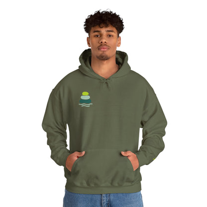 Nature-Inspired Unisex Hooded Sweatshirt, Comfortable Pullover, Casual Clothing, Eco-Friendly Gift, Chill Vibe Hoodie, Relaxing Outfit